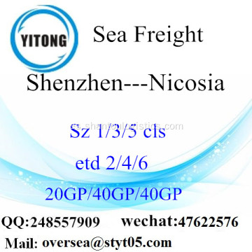Flete mar del puerto de Shenzhen a Nicosia